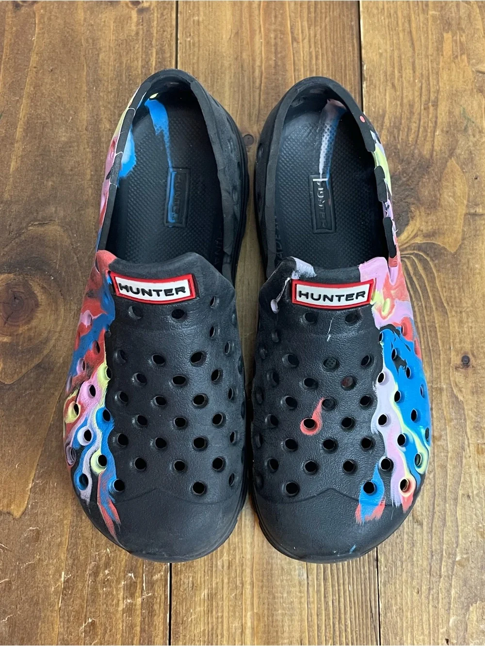 Hunter kids marble water shoes foam outer part only uk size 10